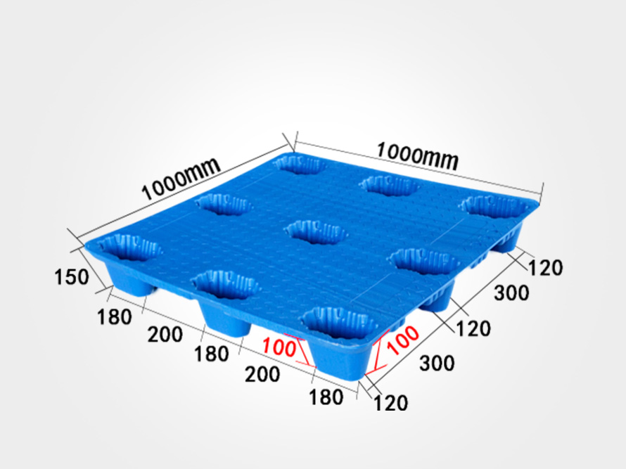 1010吹塑九（jiǔ）腳托盤