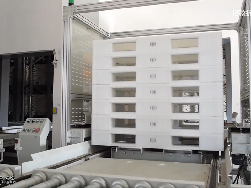 麵粉廠立體庫平板川（chuān）字塑料托盤（pán）案例